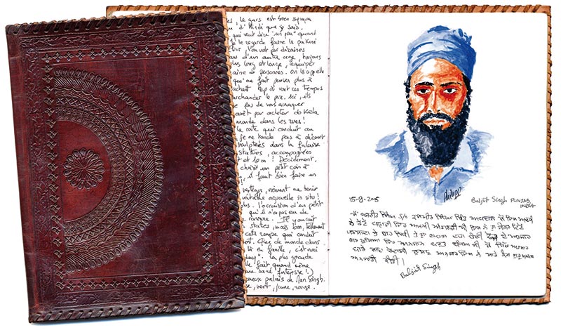 Carnet original Inde Benares