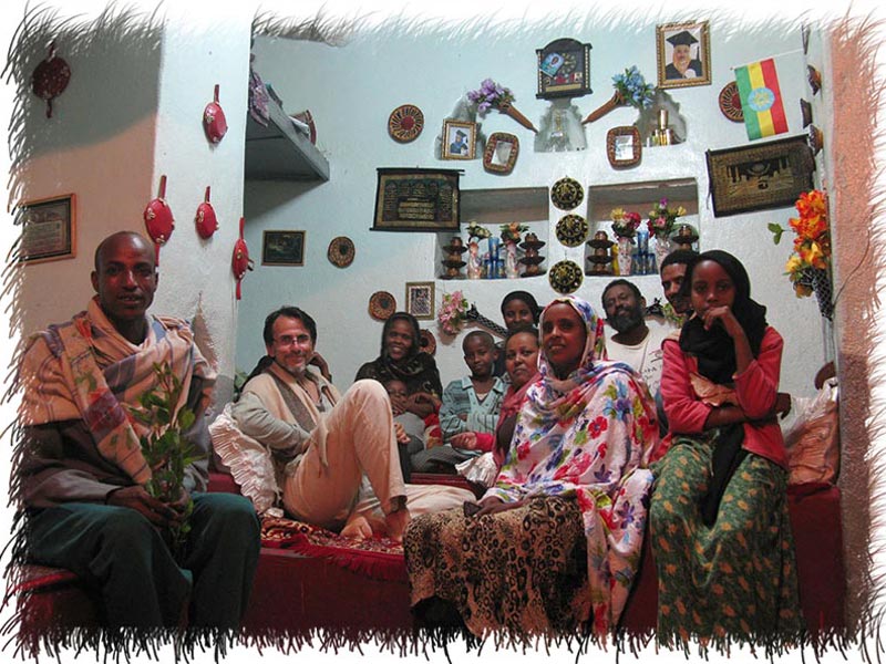 En famille à Harar Ethiopie