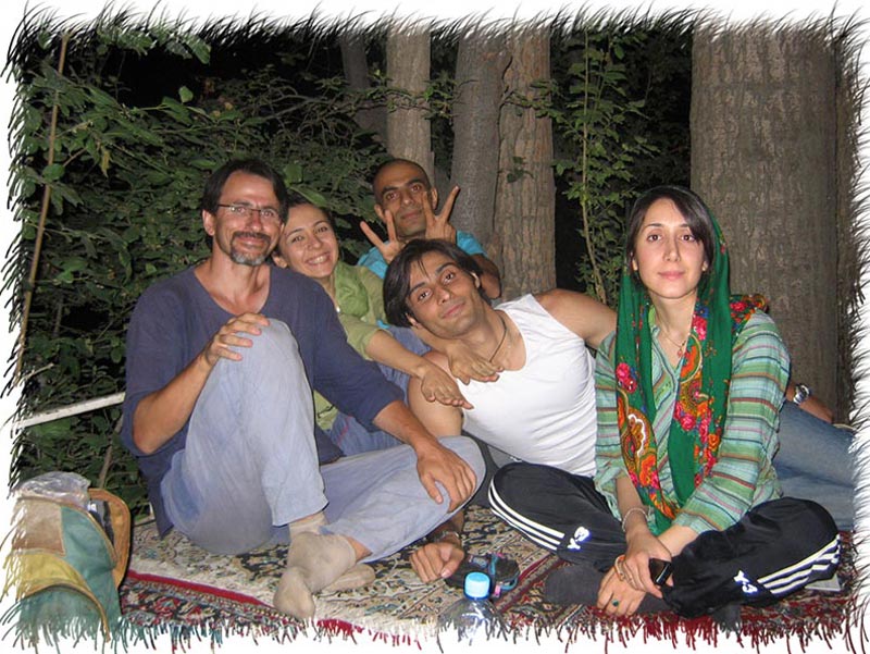 Avec mes amis en montagne Iran