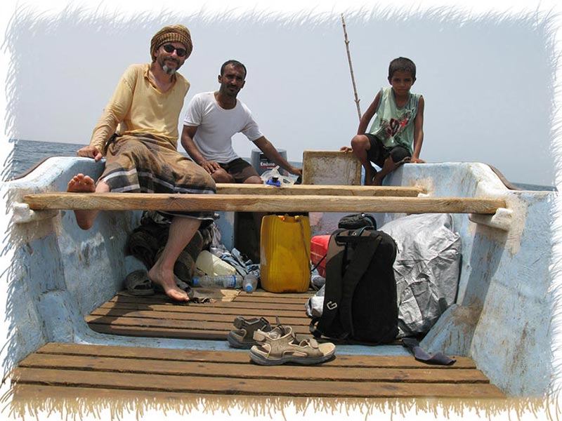 Sur le bateau Ile Kamaran Yémen