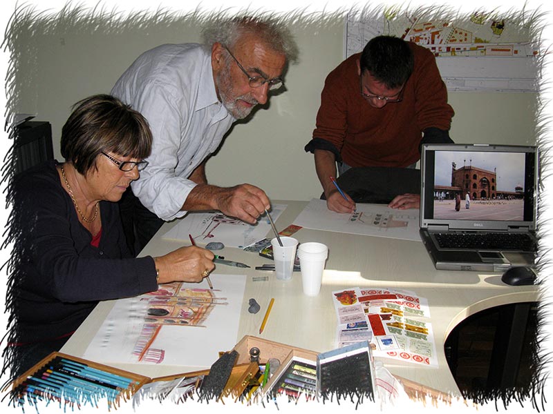 Atelier au festival Grand Bivouac d'Albertville (73) - 2009