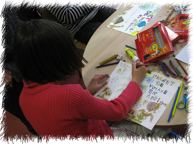 Atelier avec primaires à Orcines (63) - 2011 (avec Stéphanie Ledoux)