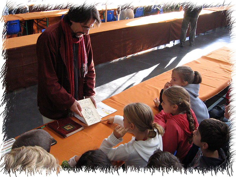 Avec primaires au Salon du livre Orthez (64) - 2006